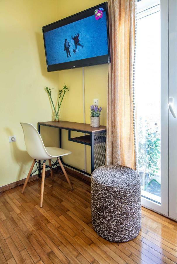 Central 6Th Floor Studio Near Metro & View&200Mbps Athén Kültér fotó